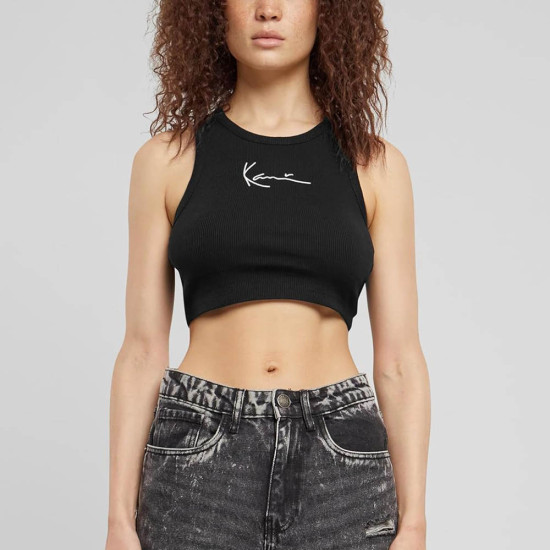 Karl Kani Γυναικεία αμάνικη μπλούζα Small Signature Essential Racer Rib Top